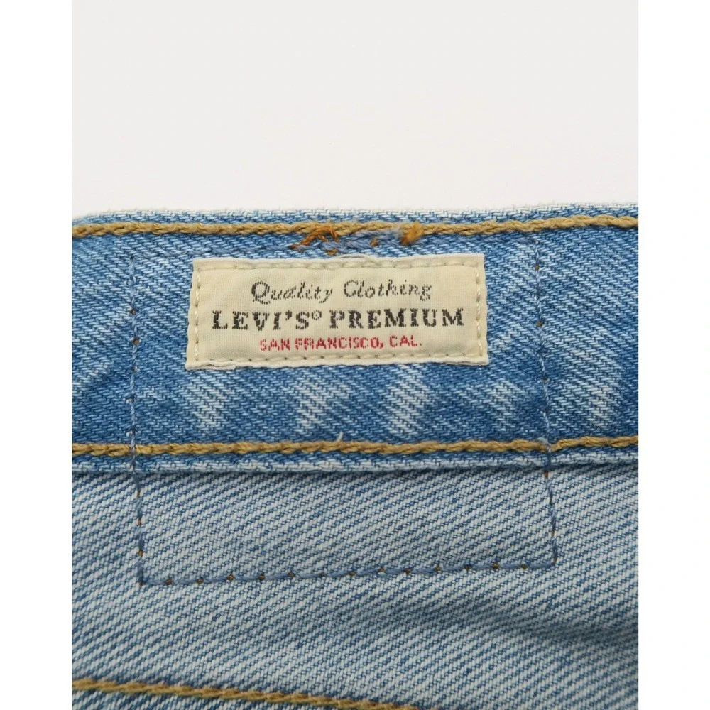 Levis Premium 501 Cut Off Denim Shorts Light Wash‎ Blue W33 56327-0086